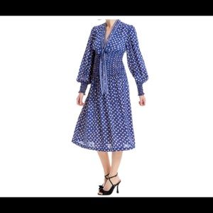 Max Studio Retro Navy Dress Size S